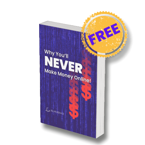 Why You'll Never Make Money Online Book Cover 1 with Free Symbol