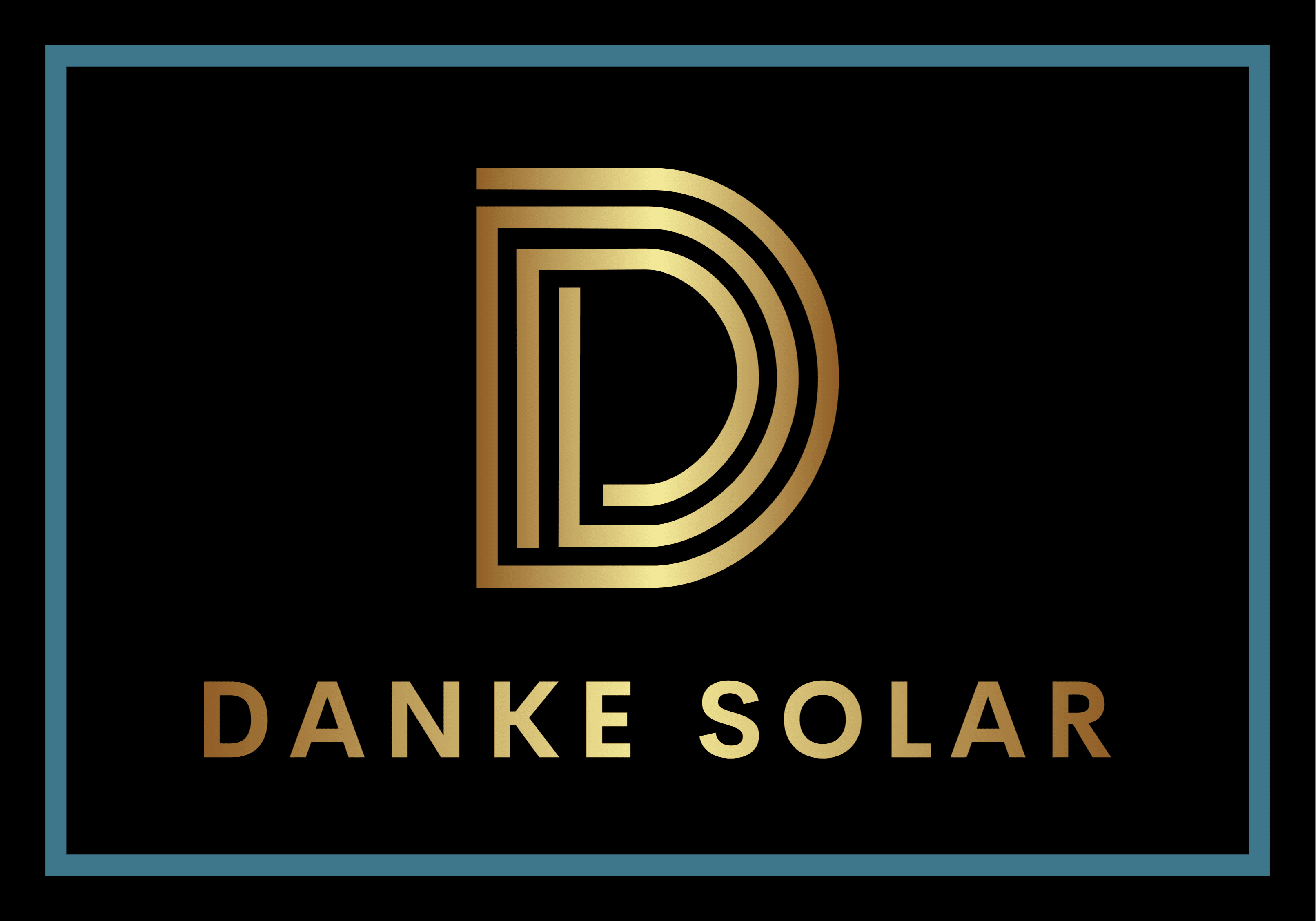 Danke Solar Color logo with background
