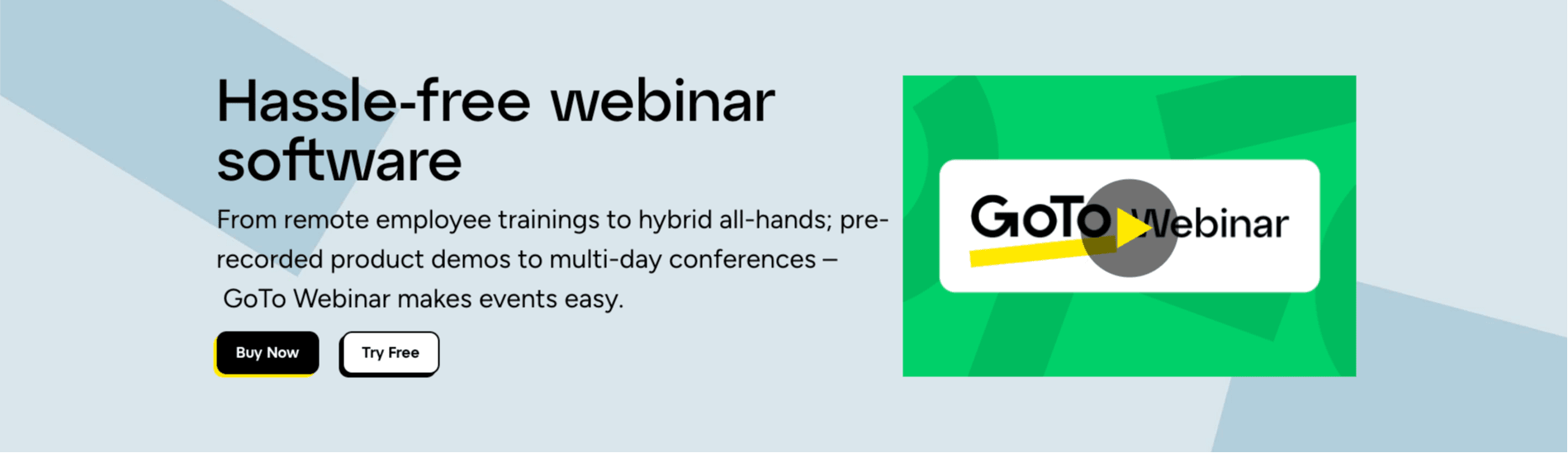 Goto Webinar Homepage Screenshot