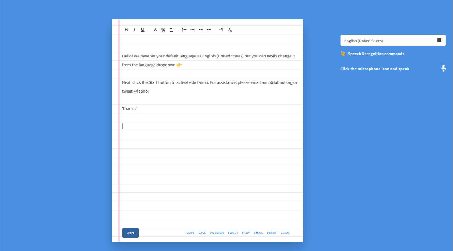 Dictation.io