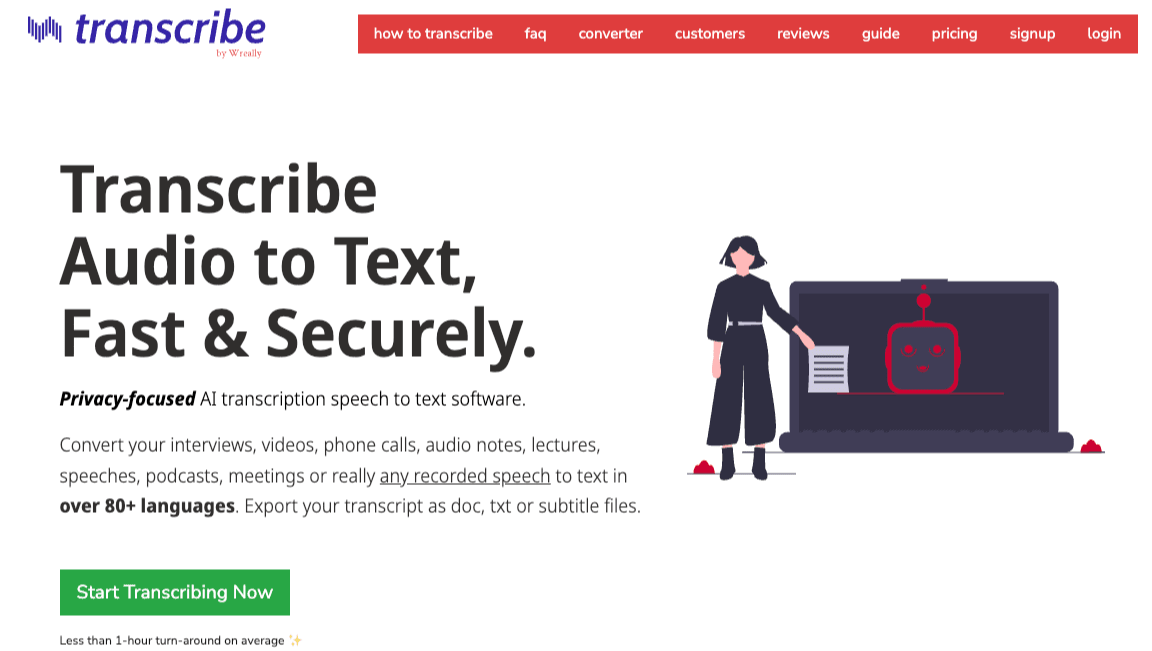 Transcribe by Wreally