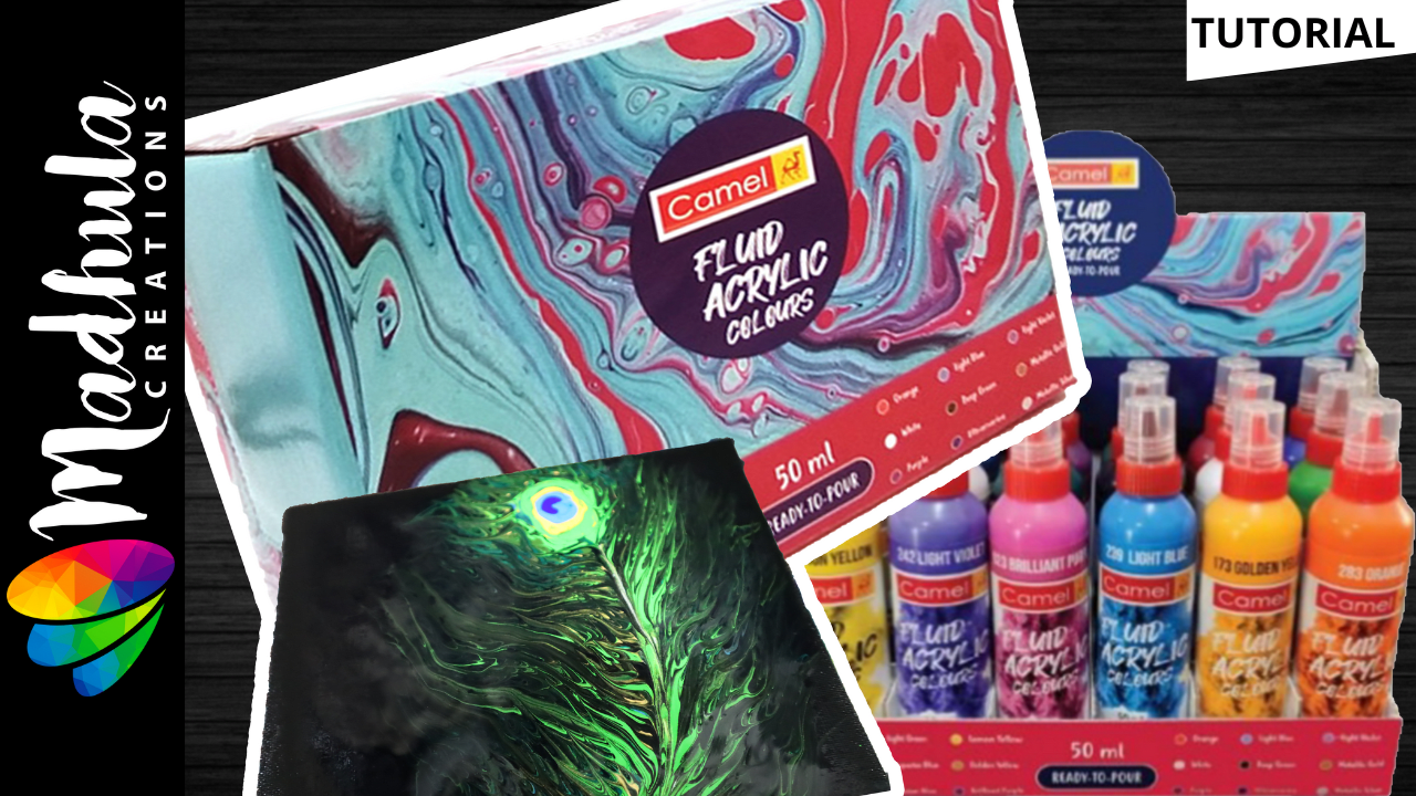 Camel Fluid Art Kit [Acrylic Pouring Kit] UNBOXING & REVIEW