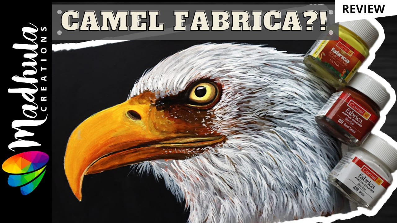 Camel Acrylic Paint Review - Camel Fabrica Acrylic Colours Review - Hobby Vs Artist (Kokuyo Camlin)