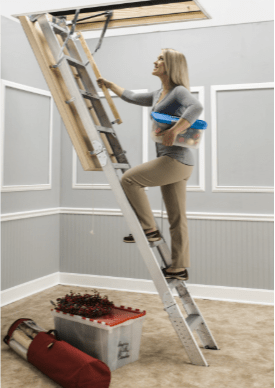 Attic  ladder install SamonsnycLLC