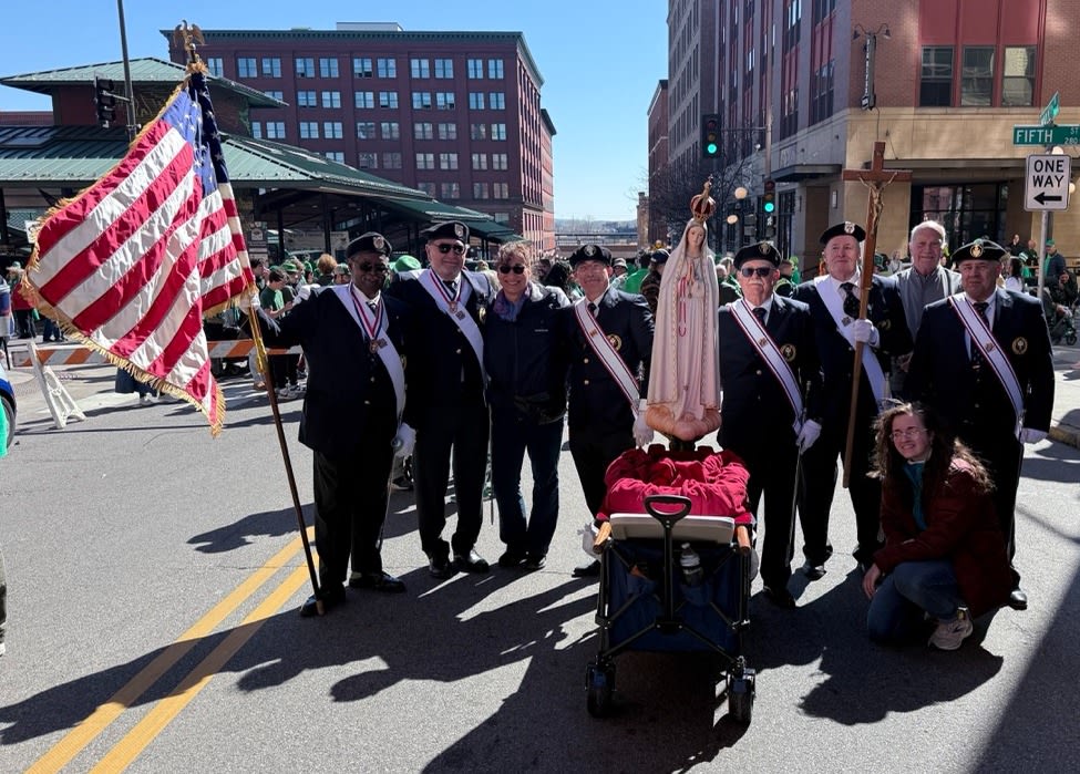 March With Mary team members and supporters at a recent event.