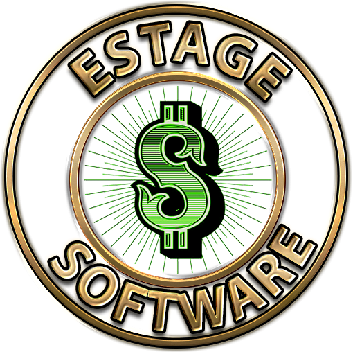 Estage Software Metal Frame Logo