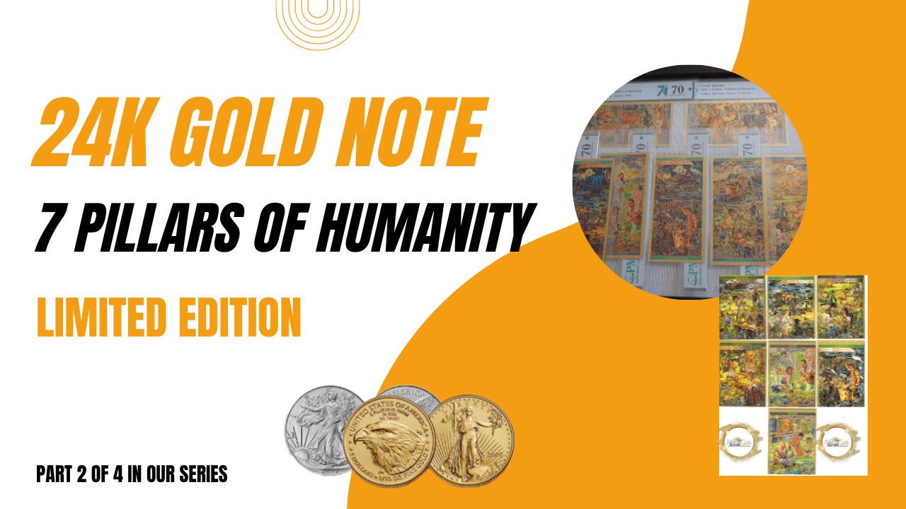 24K Gold Note 7 Pillars of Humanity Limited Edition