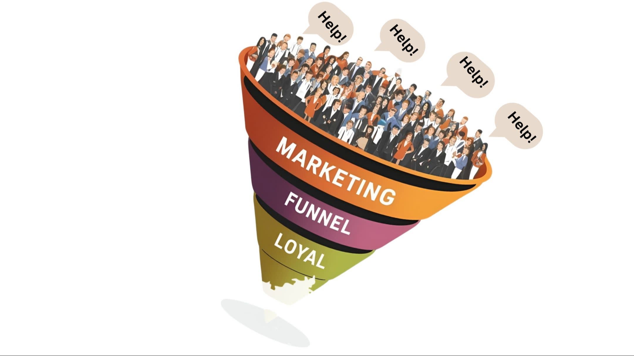 Collapse of the funnel-based business