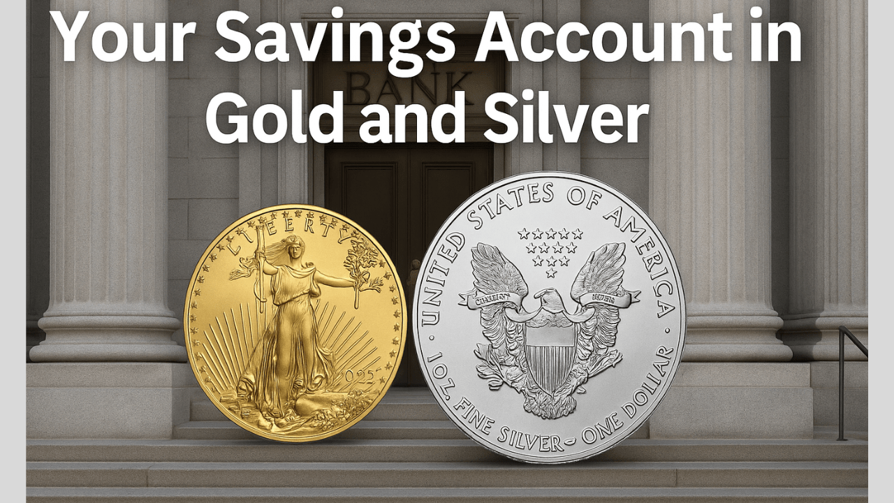 Your Savings Account In Gold and Silver - The Smarter Way to Save in 2025