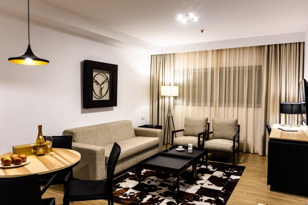 A room in Hotel CEIBA. Av. Francisco Mendes, Guinea-Bissau