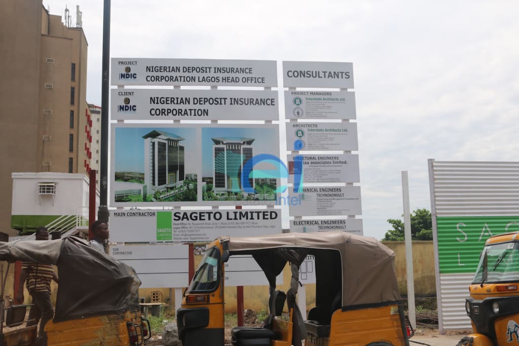 Development: NDIC Head Office, Glover Road, Ikoyi - Lagos.