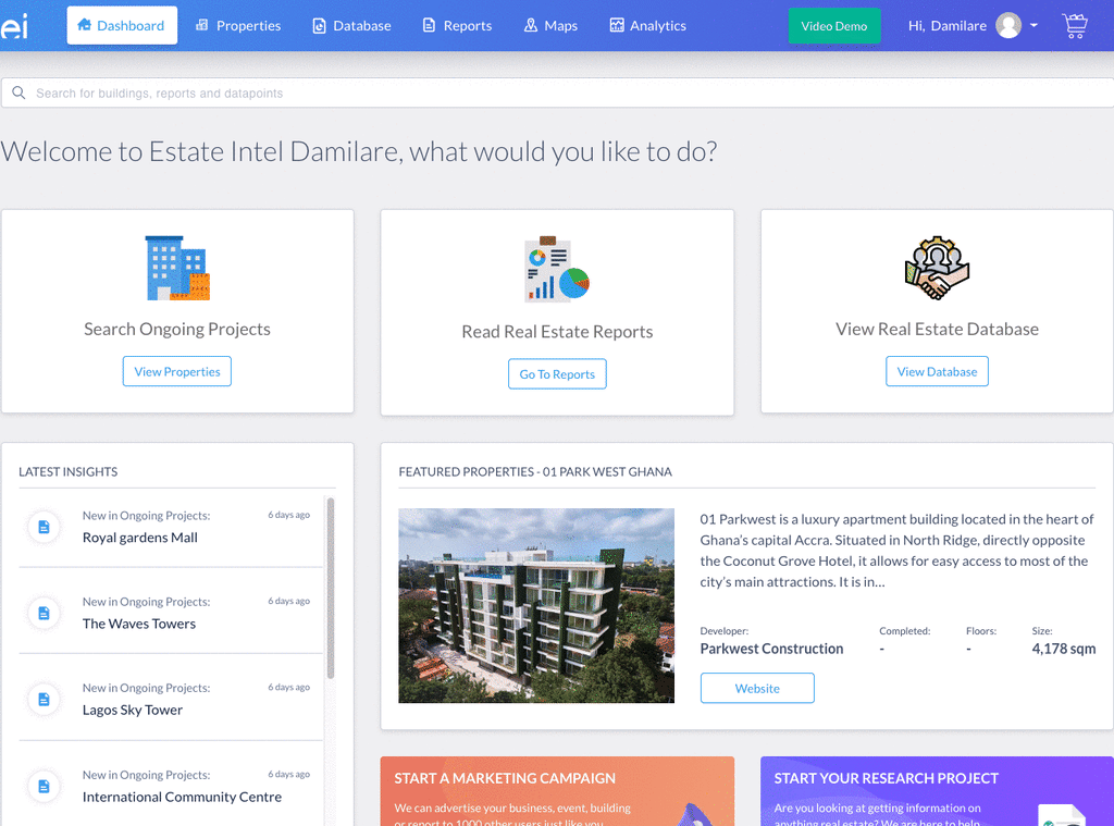 Find Real Estate Market Participants' Contact Info with ei  App