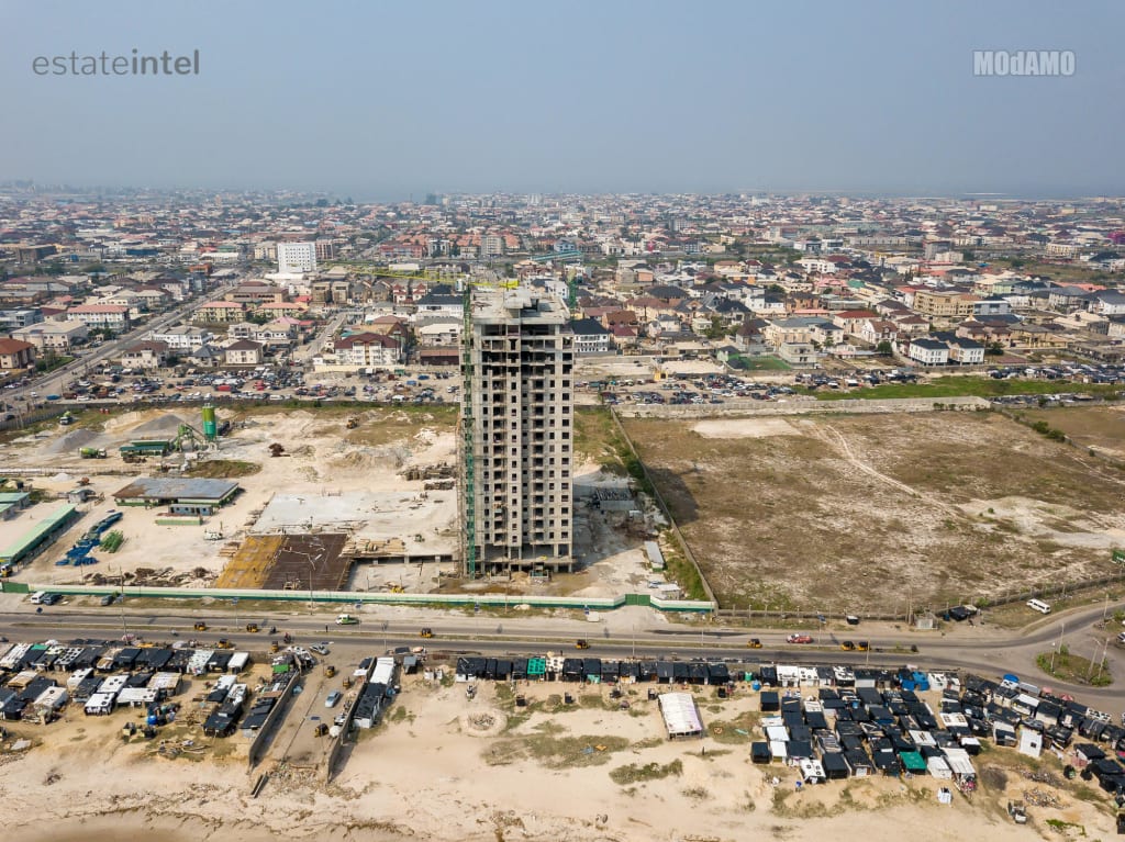 Blue Water apartments in the Okunde Bluewater Zone of Lekki Phase 1.