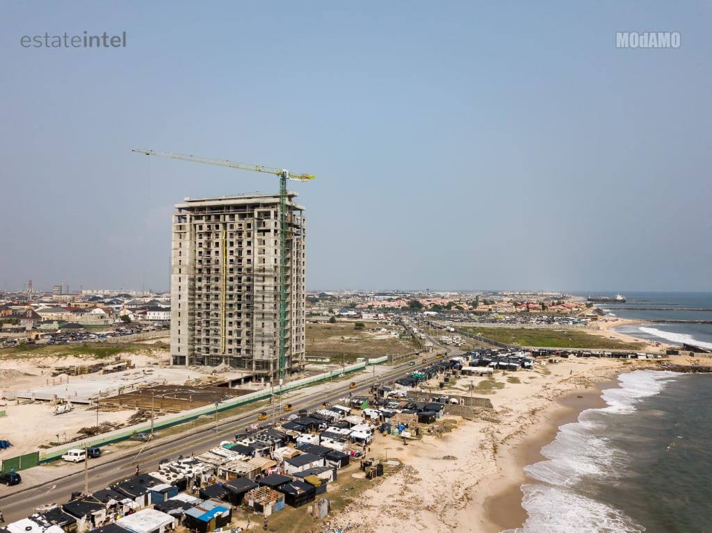 Blue Water apartments in the Okunde Bluewater Zone of Lekki Phase 1.