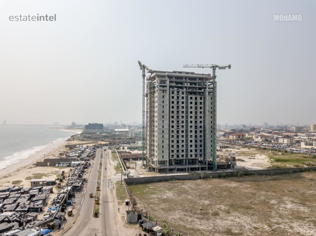 Blue Water apartments in the Okunde Bluewater Zone of Lekki Phase 1.