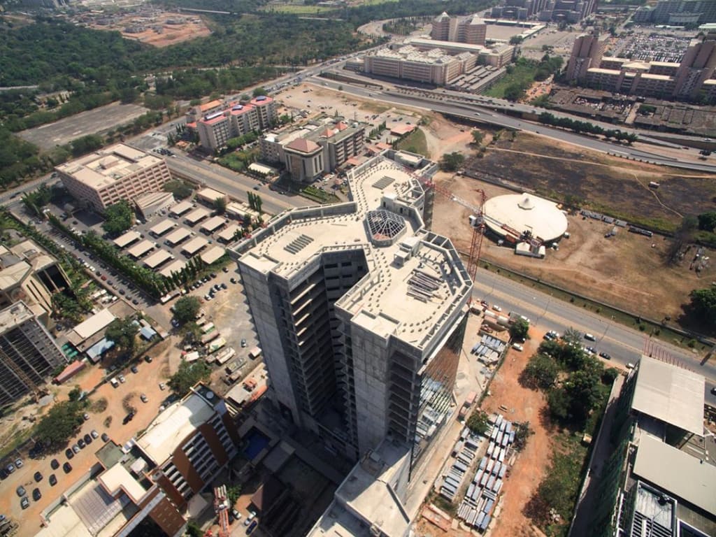 March 2019. Development: Federal Inland Revenue Service Headquarters, Central Business District – Abuja. Image Source: ATO Architects