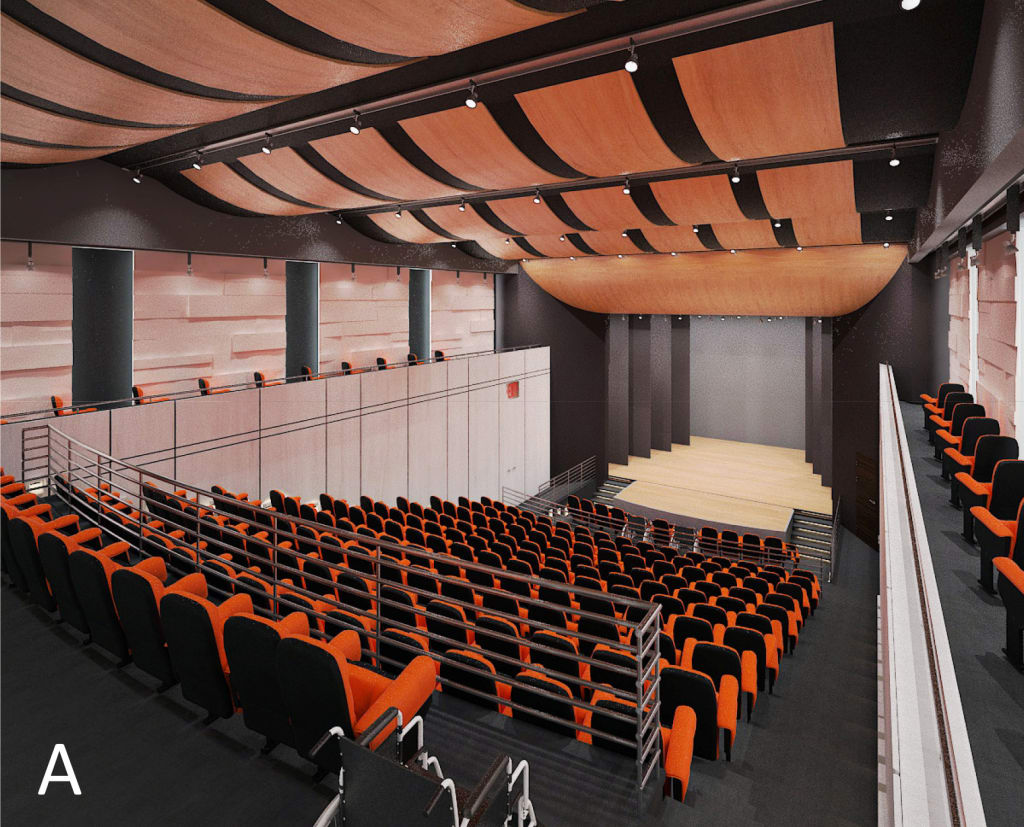 CGI image of Claudia Mutliplex Auditorium