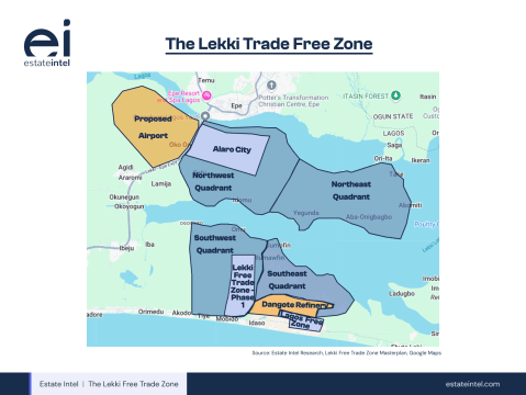 Map of the Lekki Free Trade Zone
