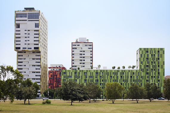 Building Obsession: Villagio Vista, Accra, Ghana. Image Source: Allford Hall Monaghan Morris Architects