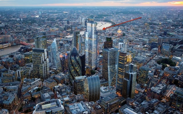 City of London's Tallest Tower (22 Bishopsgate) gets the Green Light. Image Source: Londonist