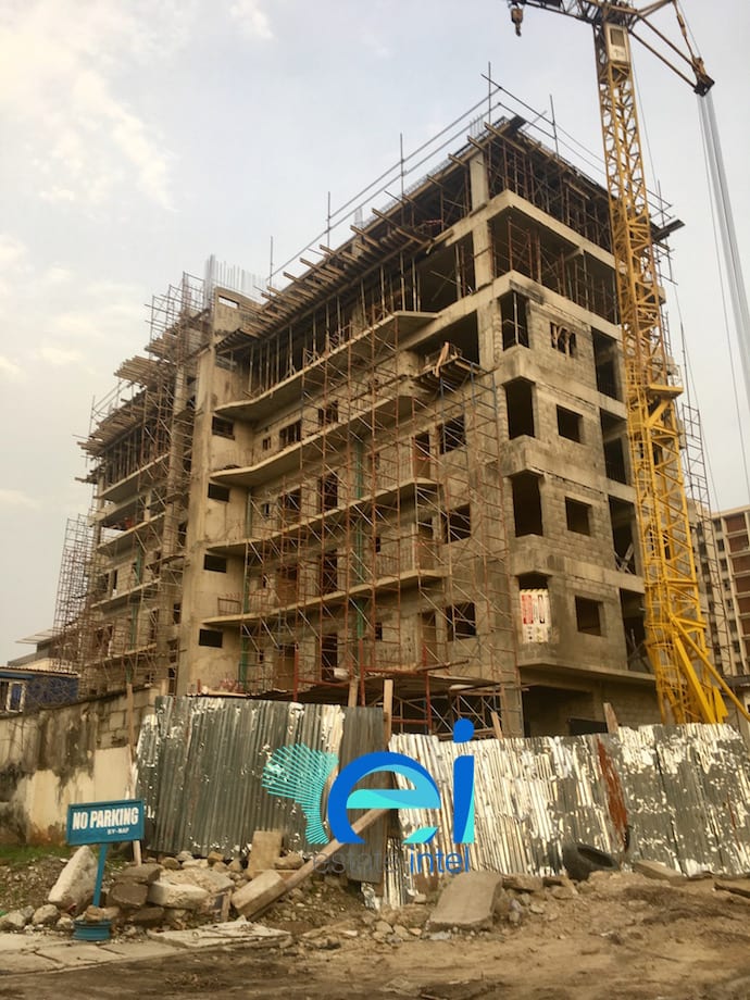 June 2017. Residential Development by Africa Reinsurance on 19/20 Akarigbere Close, Off Idejo Street, Victoria Island, Lagos