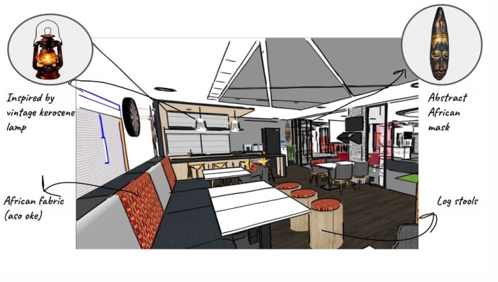 PwC Experience Centre, Victoria Island, Lagos. Source: Spacefinish