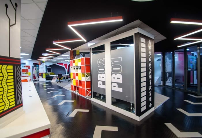 PwC Experience Centre, Victoria Island, Lagos. Source: Spacefinish