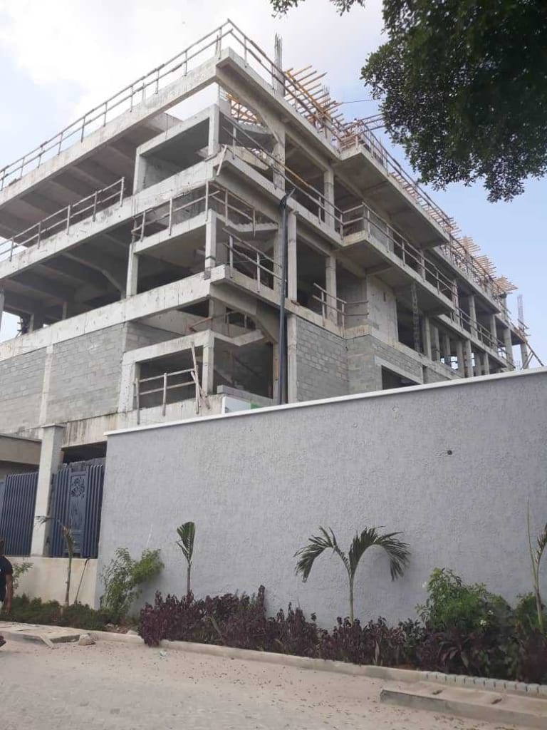 Construction progress of The Amore Multiplex at 1, Zainab Usman Street, Freedom Way, Lekki Phase 1 - Lagos