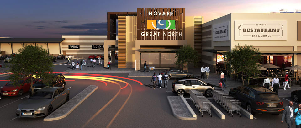 Great North Mall, Lusaka - Zambia. Novare