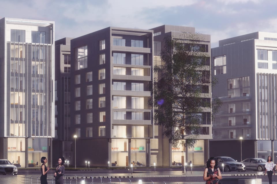 Development: Ilubirin, Lagos Island, Lagos. Image Source: LASG