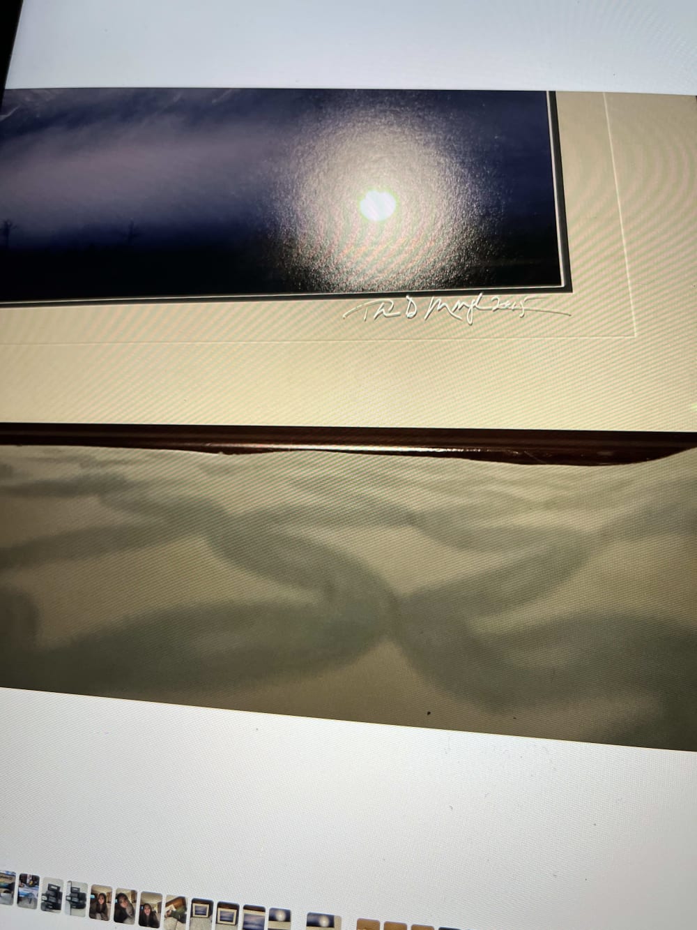 Out of the mist signed print 