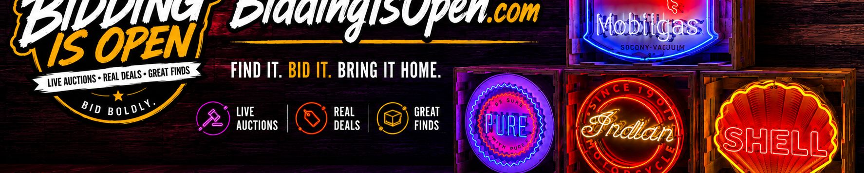 Bidding Is Open - Absolute Online Auctions's Shop