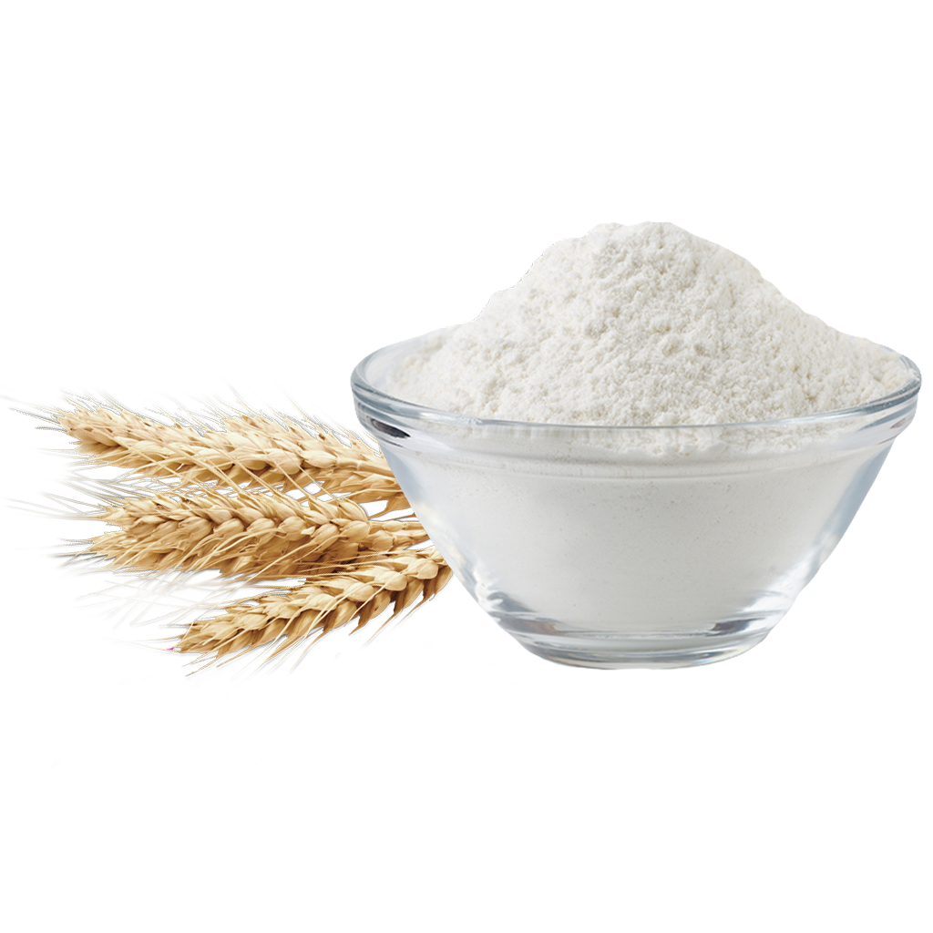 La harina de trigo integral como