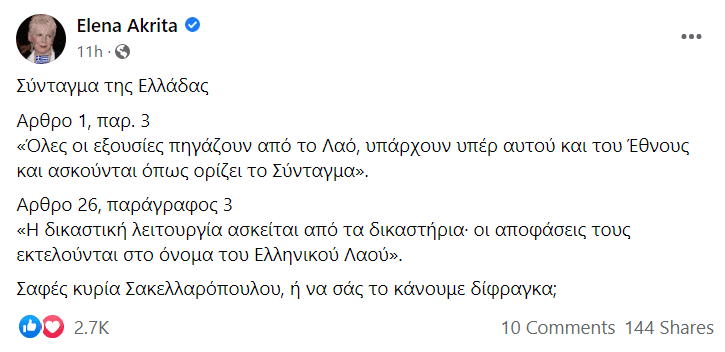 ΕΛΕΝΑ ΑΚΡΙΤΑ ΔΗΜΟΣΙΕΥΣΗ