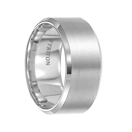 Triton Ring 10mm Tungsten carbide Bevel Edge Satin Finish Comfort Fit Band