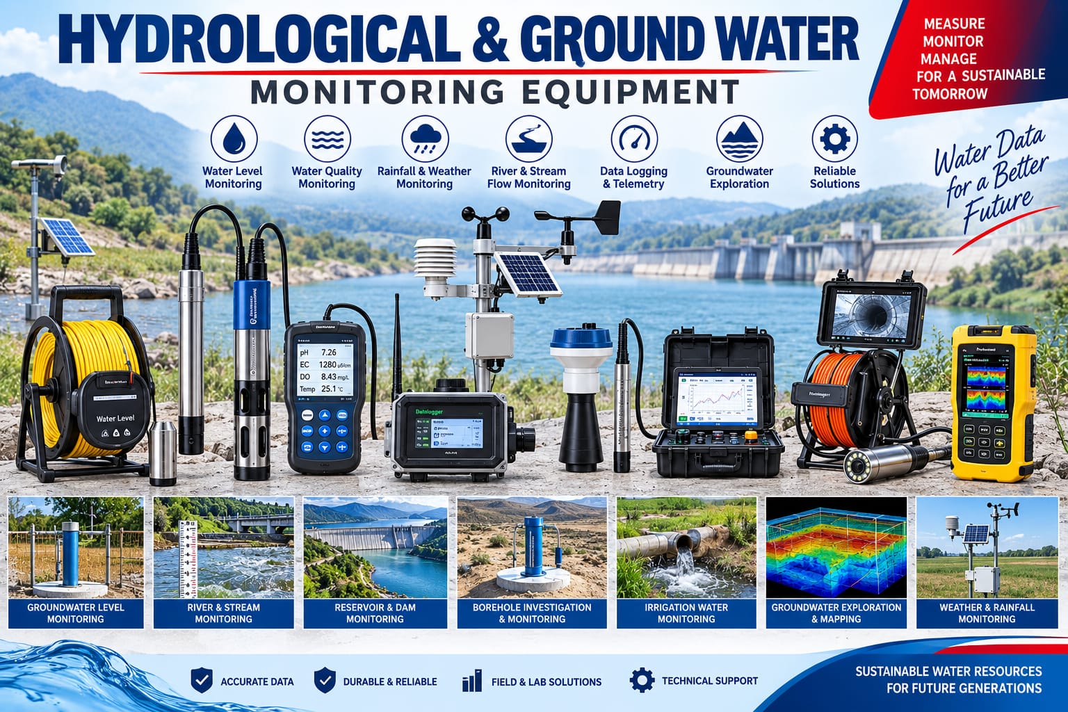 Hydrogeological and Groundwater Monitoring Equipment