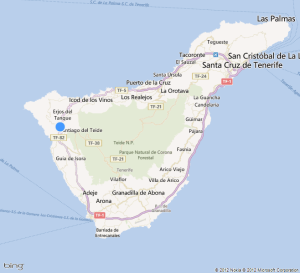 Fire Map Tenerife