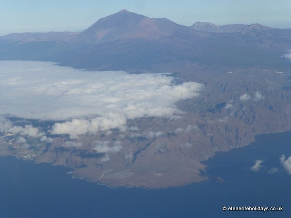 tenerife from the air