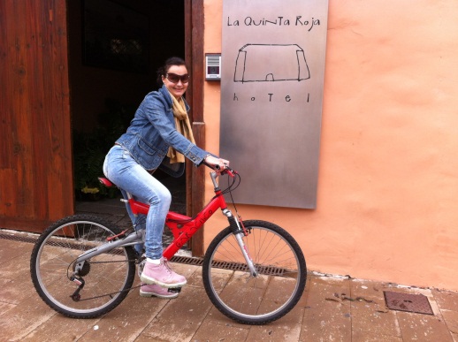 Jane on Bike, Garachico