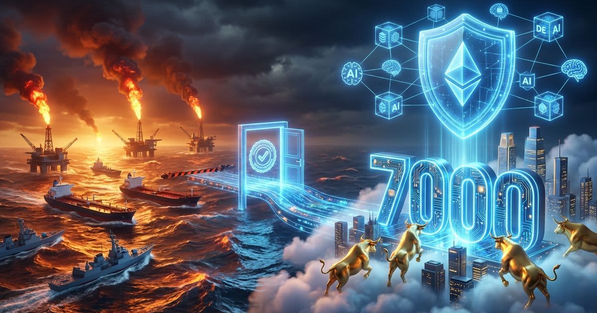 Global capital ignores physical conflict as the S&P 500 breaches 7000 and the SEC exempts decentralized finance