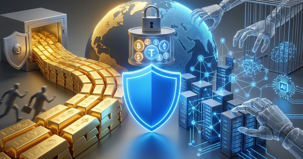 The global scramble for unseizable assets accelerates as BRICS pilots gold settlements and regulators target agentic AI