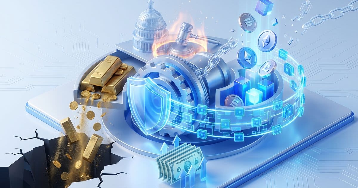 The great asset rotation from gold to yield as Washington deregulates digital markets