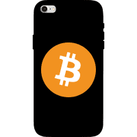 Bitcoin iPhone SE (2020) Case - Black