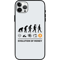 Evolution of Money iPhone 13 Pro Max Case - White