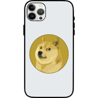Dogecoin iPhone 13 Pro Max Case - White