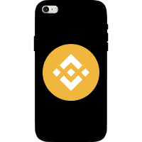 Binance Coin iPhone SE (2020) Case - Black