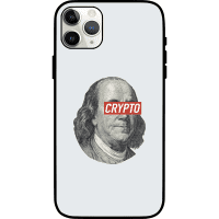 Benjamin Franklin Crypto iPhone 11 Pro Max Case - White