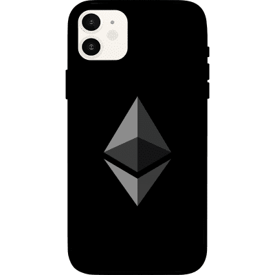 Ethereum iPhone 12 Case - Black