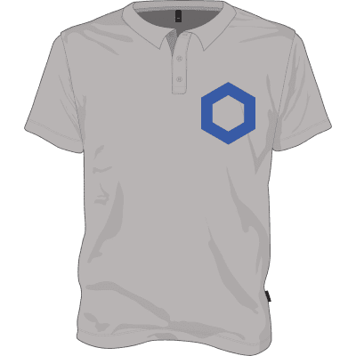 Chainlink Polo T-shirt - Grey / XXL