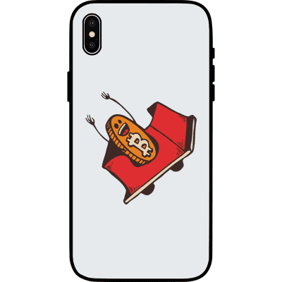 Bitcoin Roller Coaster iPhone X Case - White